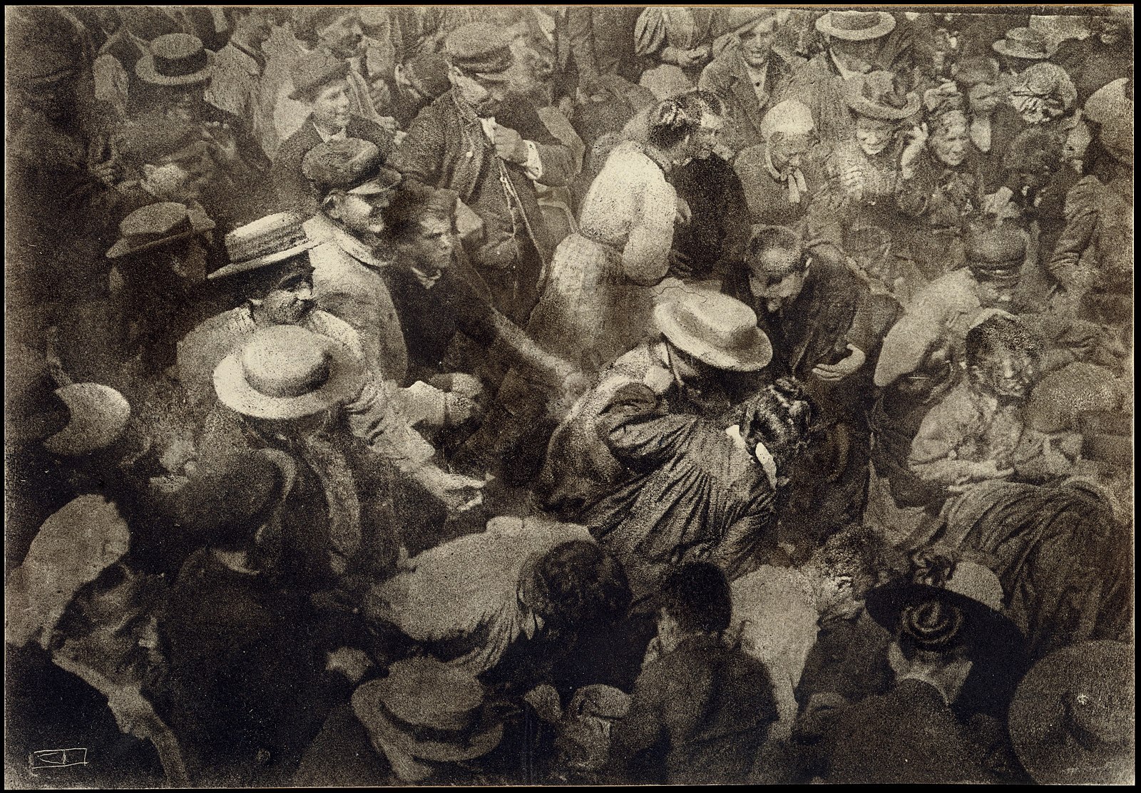 The Crowd - photograph by Robert Demachy